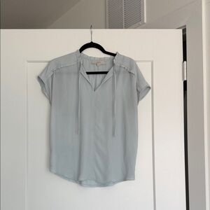 LOFT Light Gray Blouse